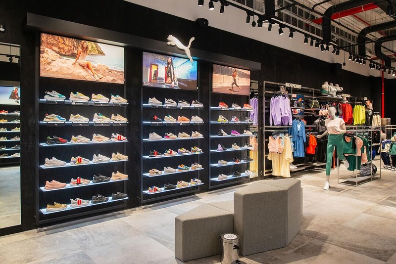 shoe store, puma store