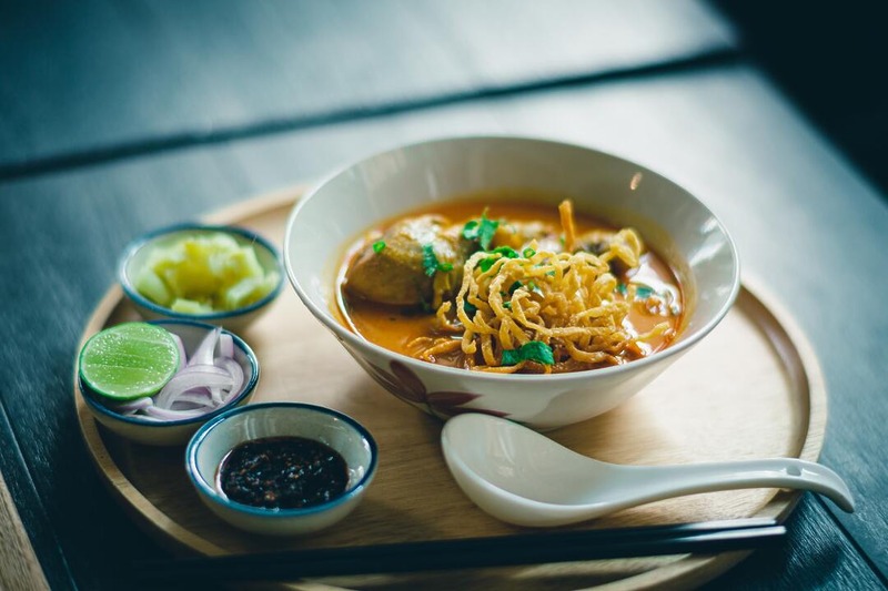 Thai spiced noodle dish