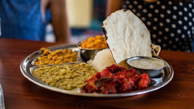 indian food tray