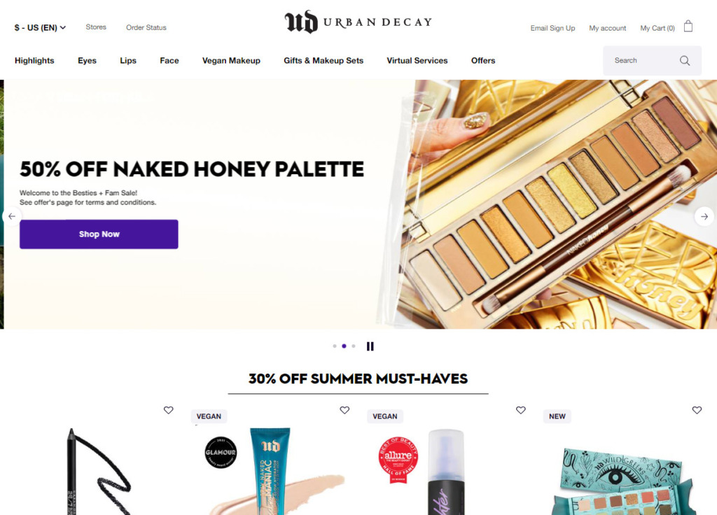 The best pages to buy good and cheap makeup in the USA 