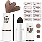 Eyebrow Stamp Stencil Kit, Included Waterproof Eyebrow Stamp and 10 Reusable Shaping Kit for Perfect...