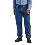 Levi's Men's 550 Relaxed Fit Jeans, Dark Stonewash, 36W x 30L