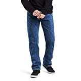 Levi's Men's 505 Regular Fit Jeans, Medium Stonewash, 36W x 32L