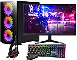 HAJAAN Breeze Gaming Desktop Tower PC with 24 Inch Gaming Monitor- Intel Core i3-10100F Processor...