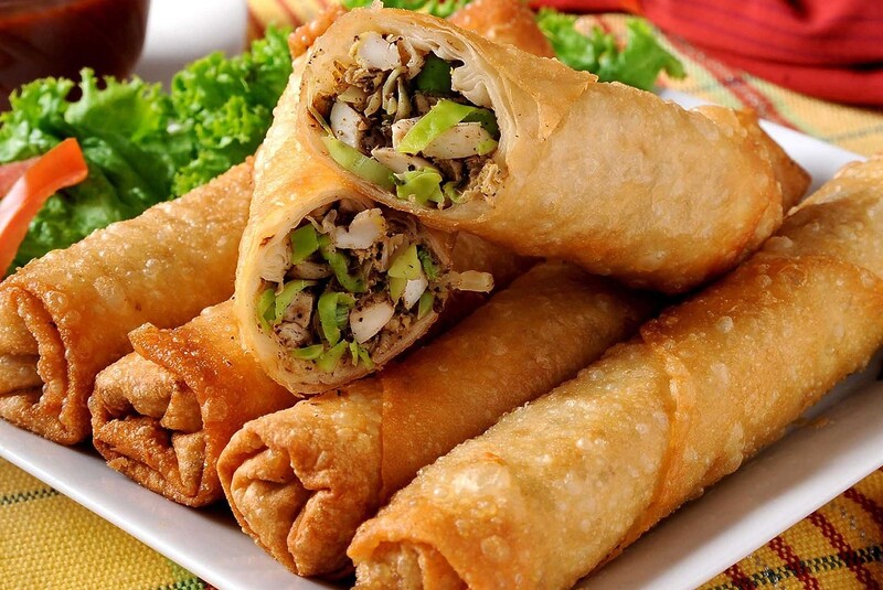 Chinese food restaurants in Philadelphia, lumpia stuffed with vegetables
